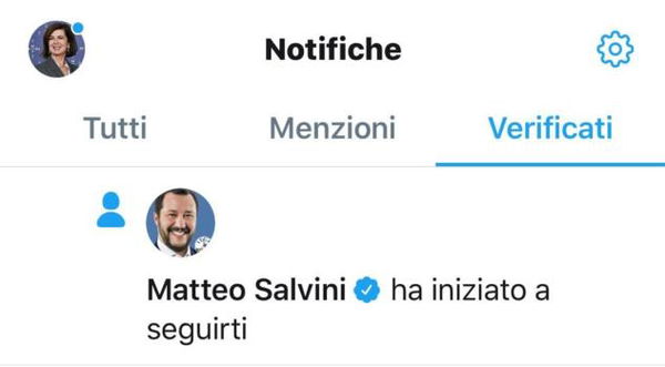 Matteo Salvini ha iniziato a seguire Laura Boldrini su Twitter