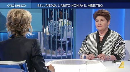 Teresa Bellanova a Otto e Mezzo, Sallusti: «Anche io e Mentana ci siamo fermati al diploma» article-post