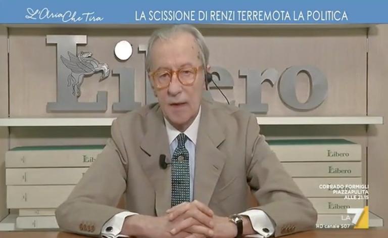 Feltri dice che Lampedusa è come Lourdes perché i migranti guariscono subito
