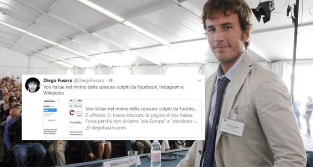 Facebook e Wikipedia bannano le pagine di Vox Italiae, il movimento di Diego Fusaro article-post