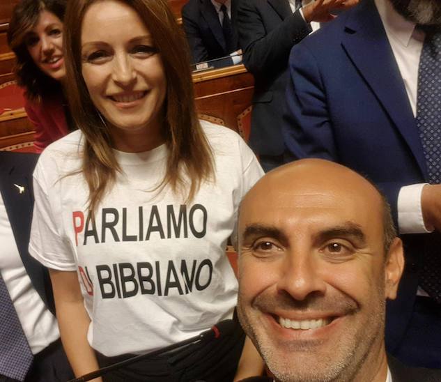 Lucia Borgonzoni non cambia idea sulla maglietta Parliamo Di Bibbiano