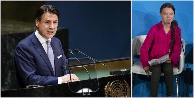 Greta Thunberg denuncia 5 paesi, ma Giuseppe Conte dice che un po' «sbaglia»