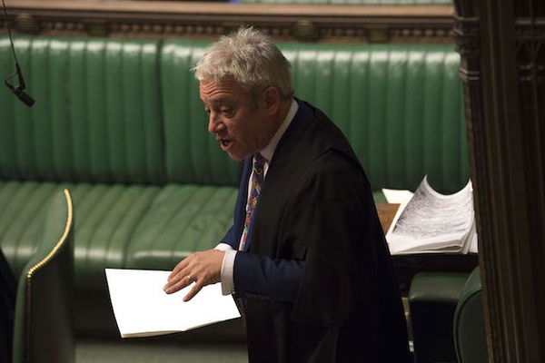 Anche lo speaker della Camera dei Comuni John Bercow ha annunciato le dimissioni
