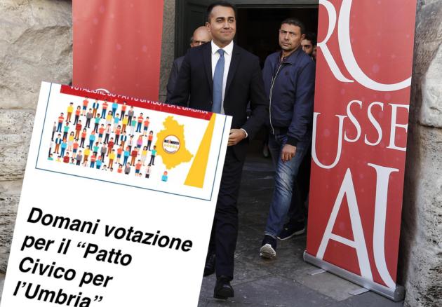 Nel quesito di Rousseau per le regionarie in Umbria, il Pd diventa «altre forze politiche» article-post