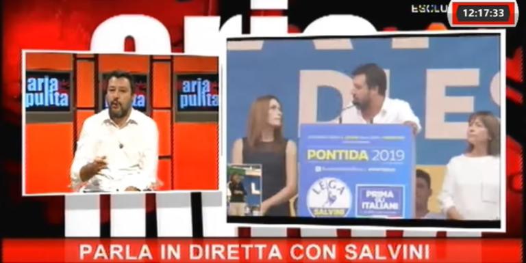 Il video di quando Salvini ha detto che a Pontida c’erano i bambini di Bibbiano
