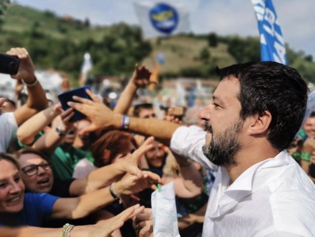 Matteo Salvini e la Pontida dell’Italia «che vincerà»