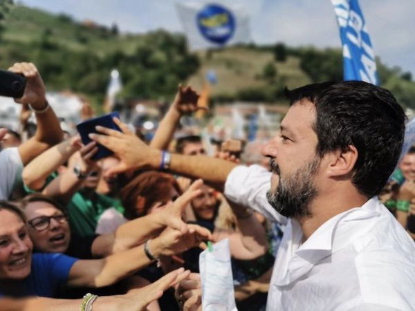 Matteo Salvini e la Pontida dell’Italia «che vincerà»