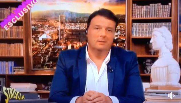 video Renzi a Striscia