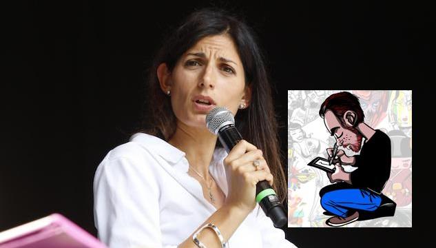 Virginia Raggi ha assunto Marione per un progetto sull'educazione civica, ma la scelta fa discutere