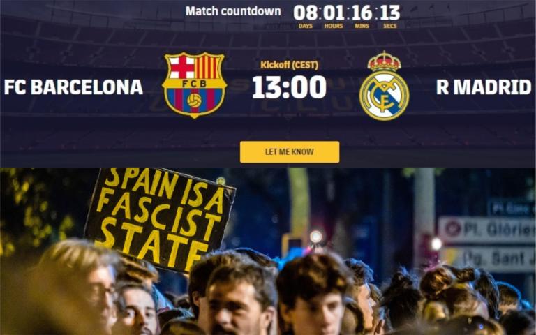 Le proteste in Catalogna fermano il calcio spagnolo: rinviata Barcellona-Real Madrid