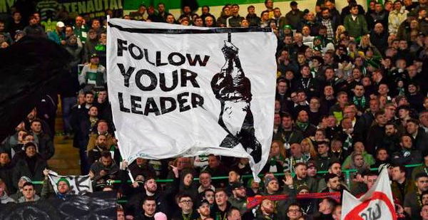 I tifosi del Celtic replicano al saluto fascista di alcuni sostenitori della Lazio: «Follow your leader»