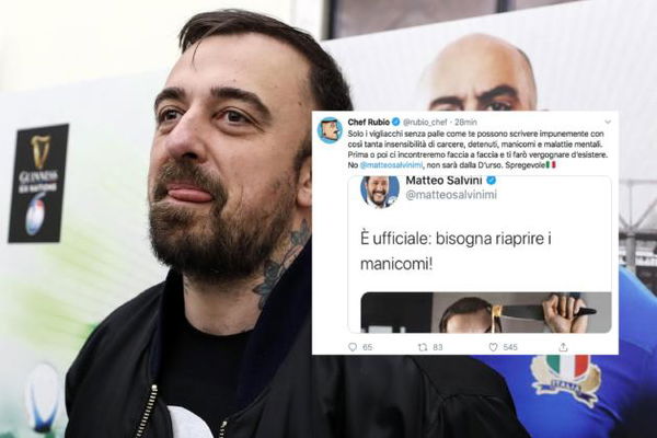 Chef Rubio risponde a Salvini: «Quando ci incontreremo faccia a faccia ti farò vergognare d’esistere»