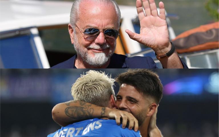 De Laurentiis smonta il Napoli: «Insigne è scomodo. Mertens e Callejon? Possono fare le marchette in Cina» 