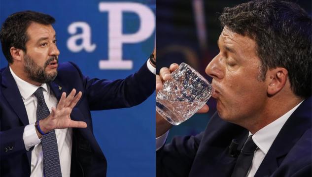 Duello Salvini-Renzi