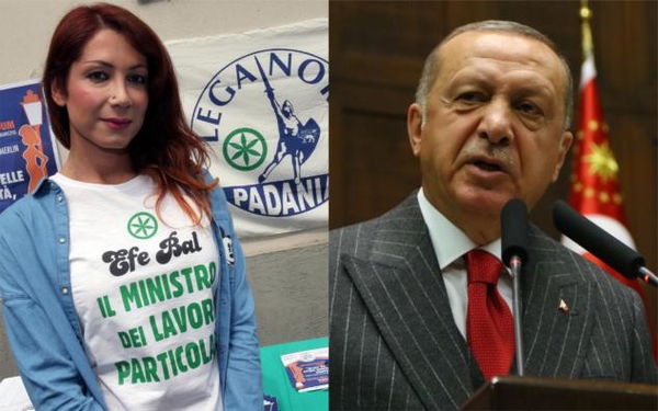 Efe Bal difende Erdogan e per lui sarebbe anche pronta all’evirazione
