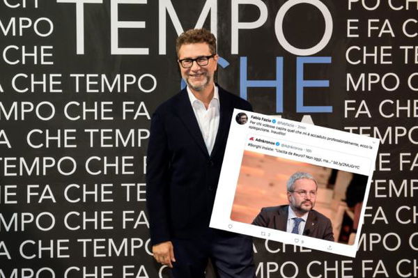 Fabio Fazio sconsolato con Borghi che paragona la sua mancata uscita dalla Rai a quella dell’Italia dall’euro