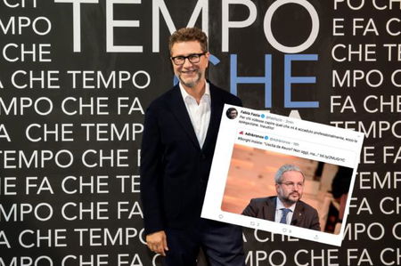 Fabio Fazio sconsolato con Borghi che paragona la sua mancata uscita dalla Rai a quella dell’Italia dall’euro article-post