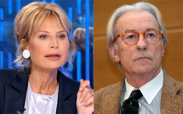 Feltri e Gruber discutono a distanza. Lei: «È un poveretto in andropausa». Lui: «Fatti un lifting al cervello»
