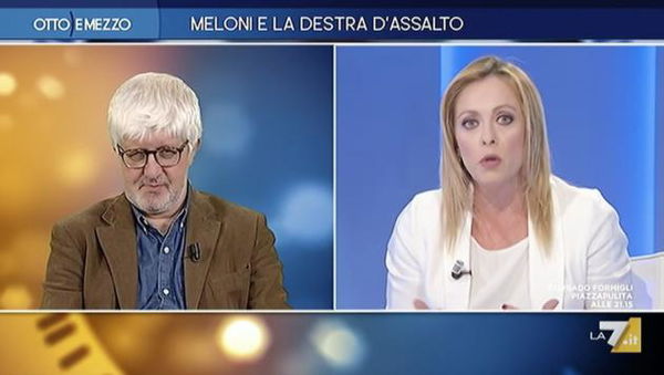 Giorgia Meloni si offende se la Gruber afferma che dice sciocchezze, ma fa confusione con il deficit