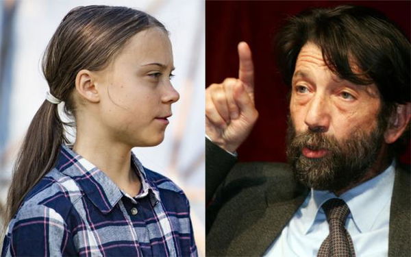 Massimo Cacciari paragona Greta Thunberg a Matteo Salvini
