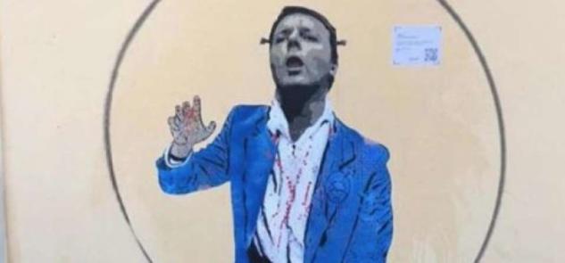 Leopolda 10, il partito di Renzi diventa «Italia Morta Vivente». La firma è di Tvboy | VIDEO article-post