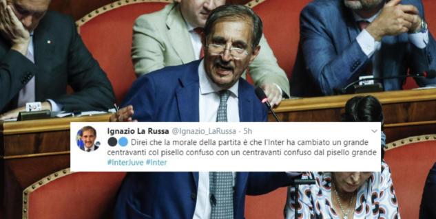 L’analisi ‘tecnica’ di Ignazio La Russa sulla sconfitta dell’Inter in base ai ‘falli’ di Icardi e Lukaku article-post