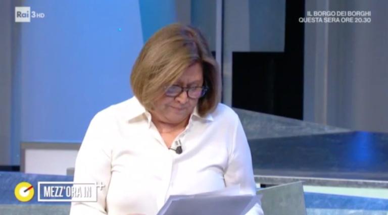 Lucia Annunziata si commuove mentre legge in diretta dell’assassinio di Hevusnrin Khalaf