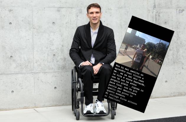 Il messaggio di Manuel Bortuzzo: «Se con me la vita è stata bastarda, con te non ha avuto pietà» article-post
