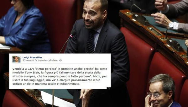 Quando Marattin scriveva che Vendola avrebbe dovuto «elargire il suo orifizio anale in maniera indiscriminata»