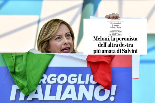 Giorgia Meloni querela Repubblica per l’articolo «La peronista dell’altra destra più amata di Salvini» article-post