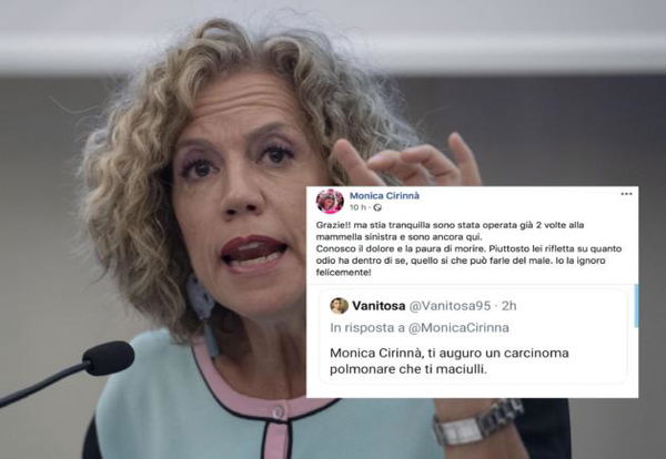 La bella risposta di Monica Cirinnà all’utente che le augurava «un carcinoma ai polmoni che ti maciulli»