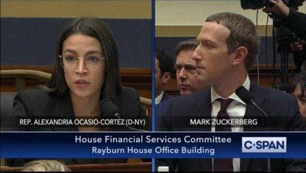La faccia di Zuckergberg quando AOC lo mette in difficoltà sulle bugie e sul suprematismo bianco di Facebook | VIDEO