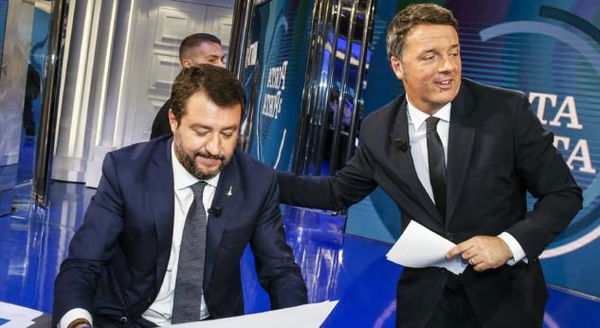 Renzi dice che Salvini ha lo «stomaco di amianto» e che può fare il presidente di una Pro loco