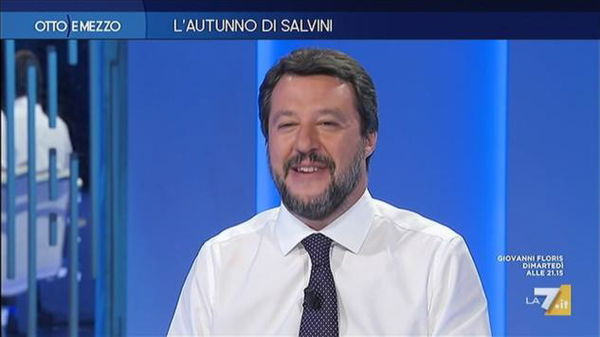 Salvini a Otto e Mezzo: «Il Movimento 5 Stelle? Incapaci che dicevano sempre no. Anche Di Maio»