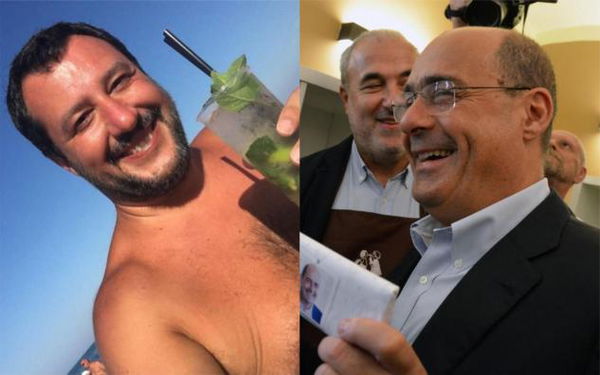 Zingaretti ha definito pubblicamente Salvini come «l’ubriacone del Papeete»
