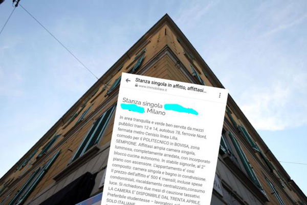 Milano, la signora che vuole affittare a soli italiani (e che preferisce una francese a un’italiana di origini marocchine)