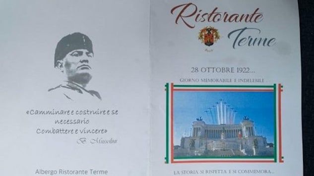 Ascoli Piceno, Fratelli d’Italia ha organizzato una cena-evento per celebrare la marcia su Roma