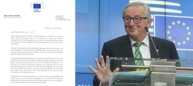 Cosa dice la lettera di Juncker sulla Brexit