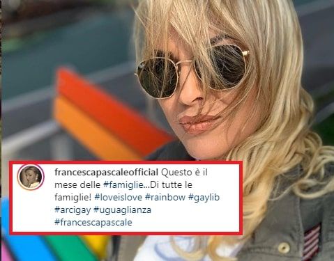 Il nuovo profilo Instagram pro LGBT di Francesca Pascale