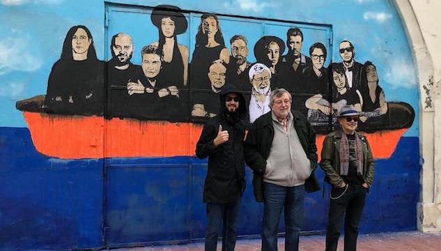 La copertina del nuovo album di Guccini è un murales di TvBoy