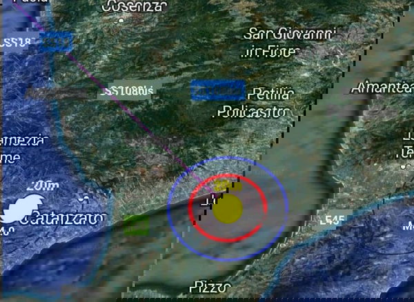 Terremoto di 4.0 gradi a Catanzaro, scuole evacuate
