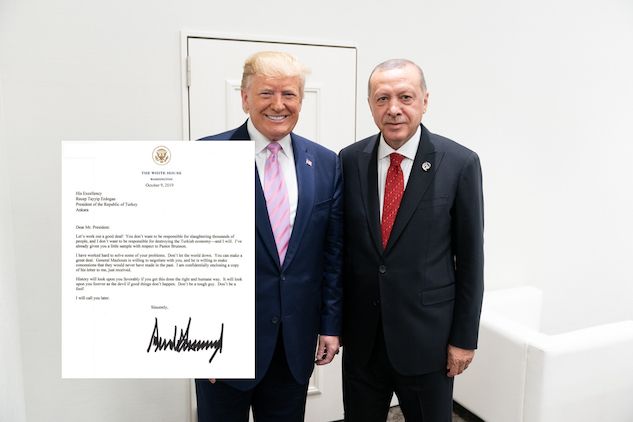 Erdogan ha gettato nel cestino la lettera di Donald Trump article-post