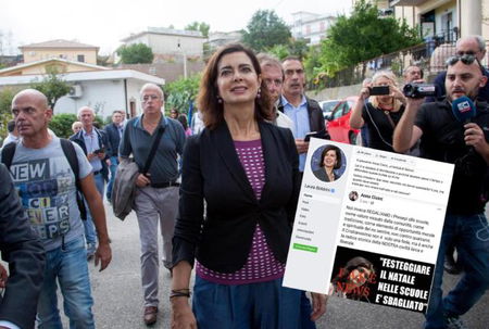 Anche la sindaca leghista diffonde la bufala della Boldrini che non vuole festeggiare il Natale a scuola article-post