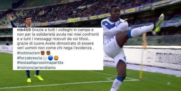 Balotelli: «Chi nega l’evidenza non è un vero uomo»
