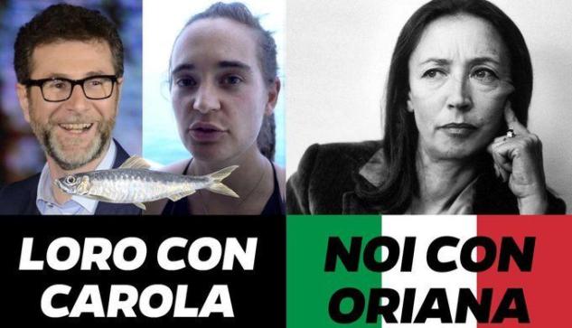 Salvini continua a citare Oriana Fallaci contro Carola Rackete, ma la scrittrice era contro la Lega