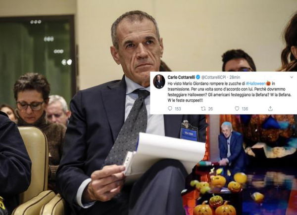 Carlo Cottarelli è d’accordo con Mario Giordano che rompe le zucche di Halloween