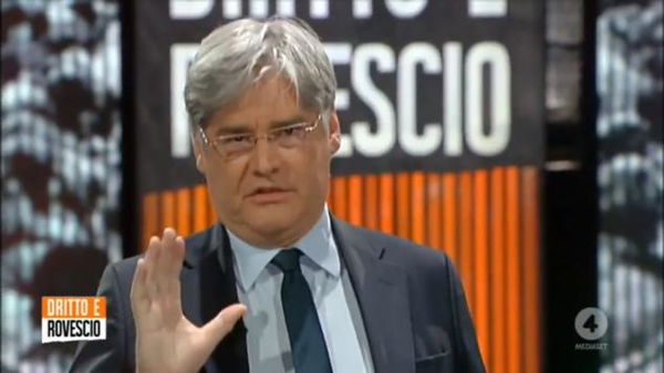 Del Debbio: «Io posso sbagliare, ma sul fascismo non dovete rompermi il caz*o» | VIDEO