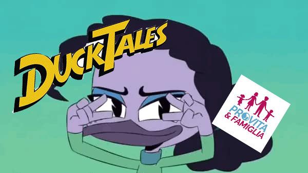 Pro Vita contro DuckTales: «Inquietanti i due paperi omosessuali con la figlia Violet, inchino alla propaganda LGBT»