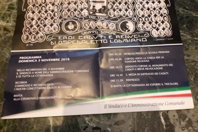 Se nel manifesto per i caduti della Grande Guerra spunta Mussolini