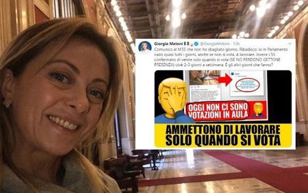 Giorgia Meloni prova a giustificare la sua ‘gaffe’, ma la toppa è peggio del buco article-post